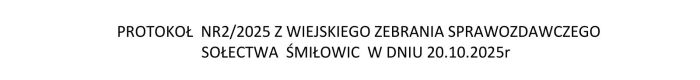 Zebranie wiejskie nr 2